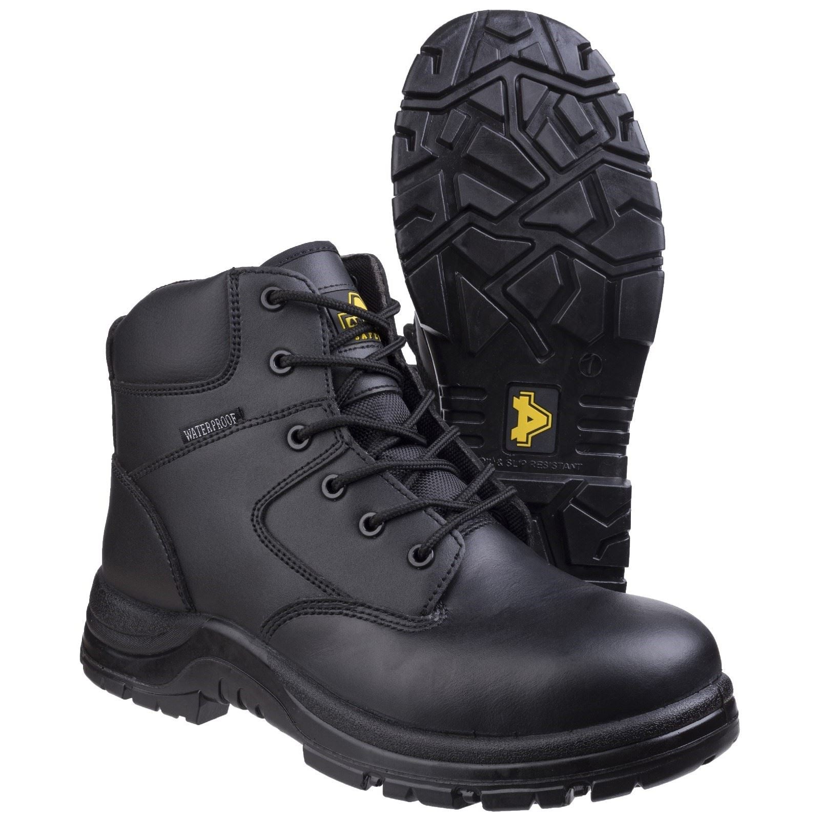 Amblers Safety Bottes De Sécurité En Cuir Noires Fs006C