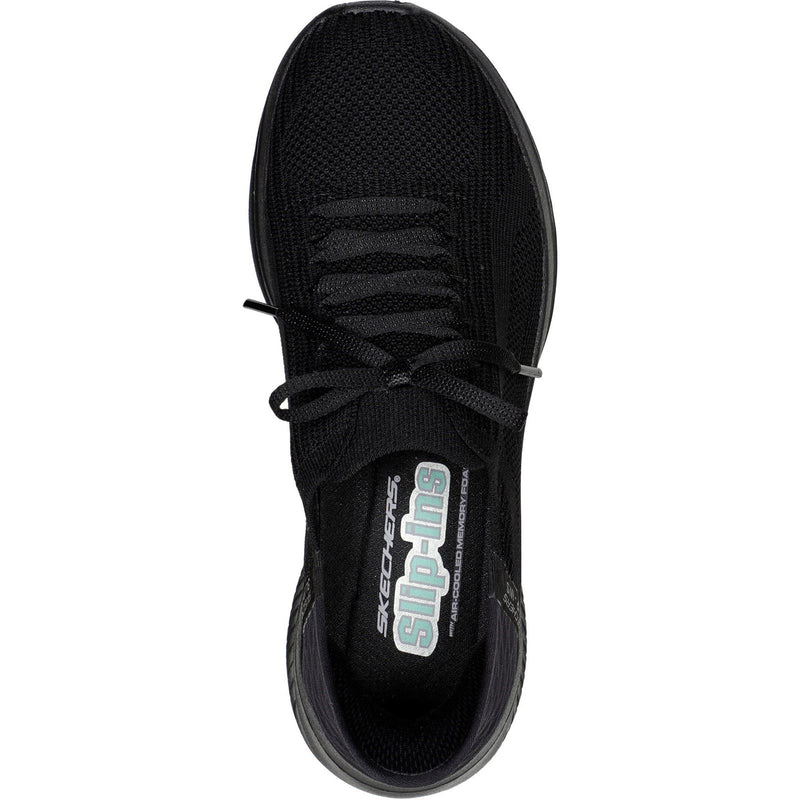 Skechers Ultra Flex 3.0 Brilliant Path Sneakers Noires Pour Femmes En Textile