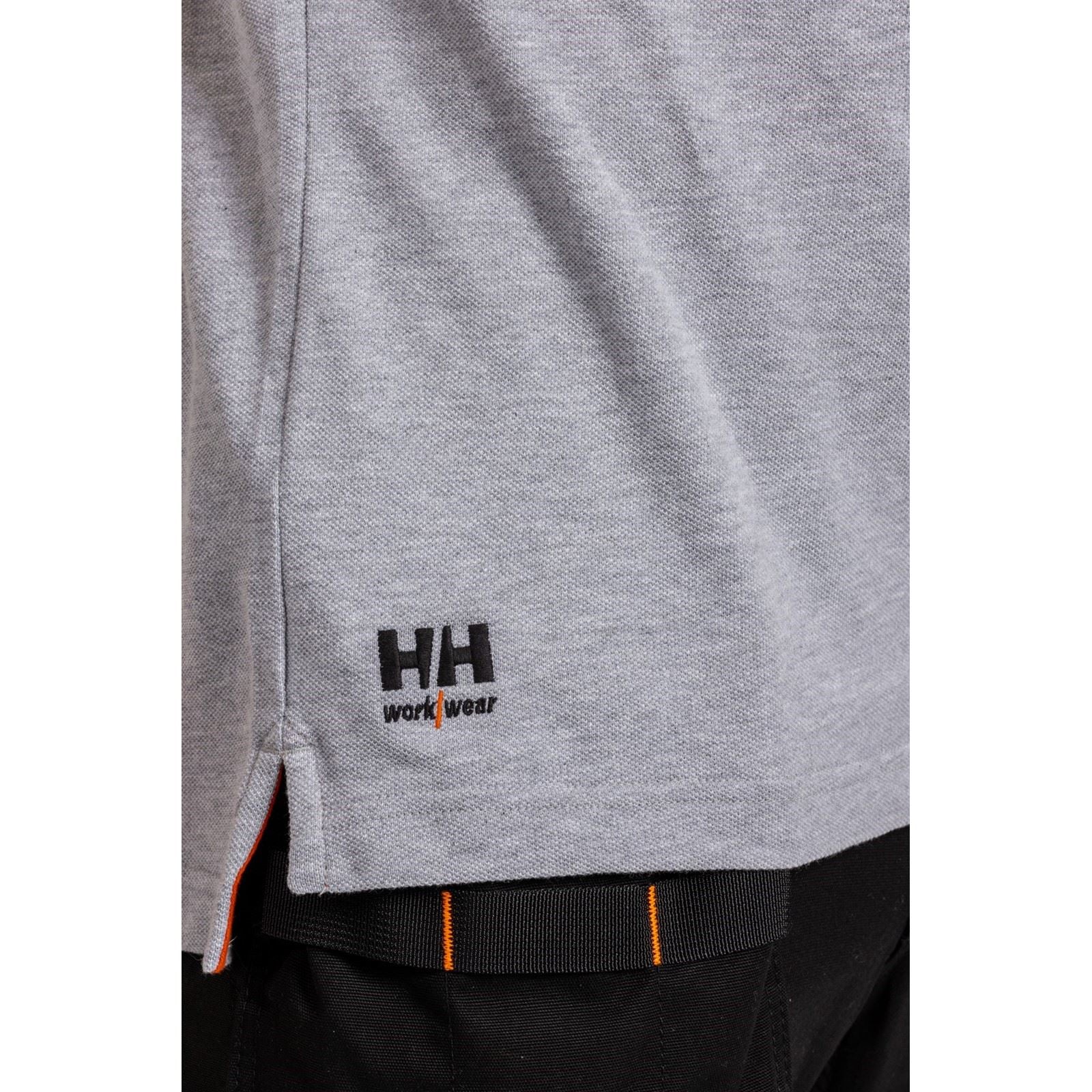 Helly Hansen Workwear Oxford Polo En Coton Pour Hommes Gris