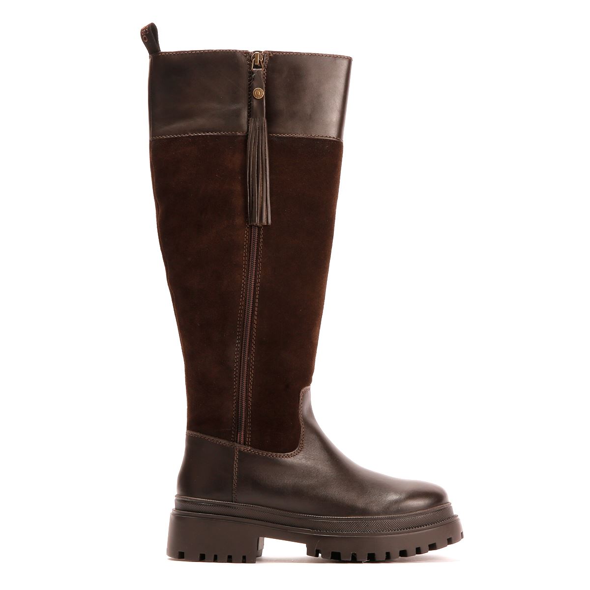 Osprey London The Bramble Tall Bottes En Cuir Pour Femmes Marron