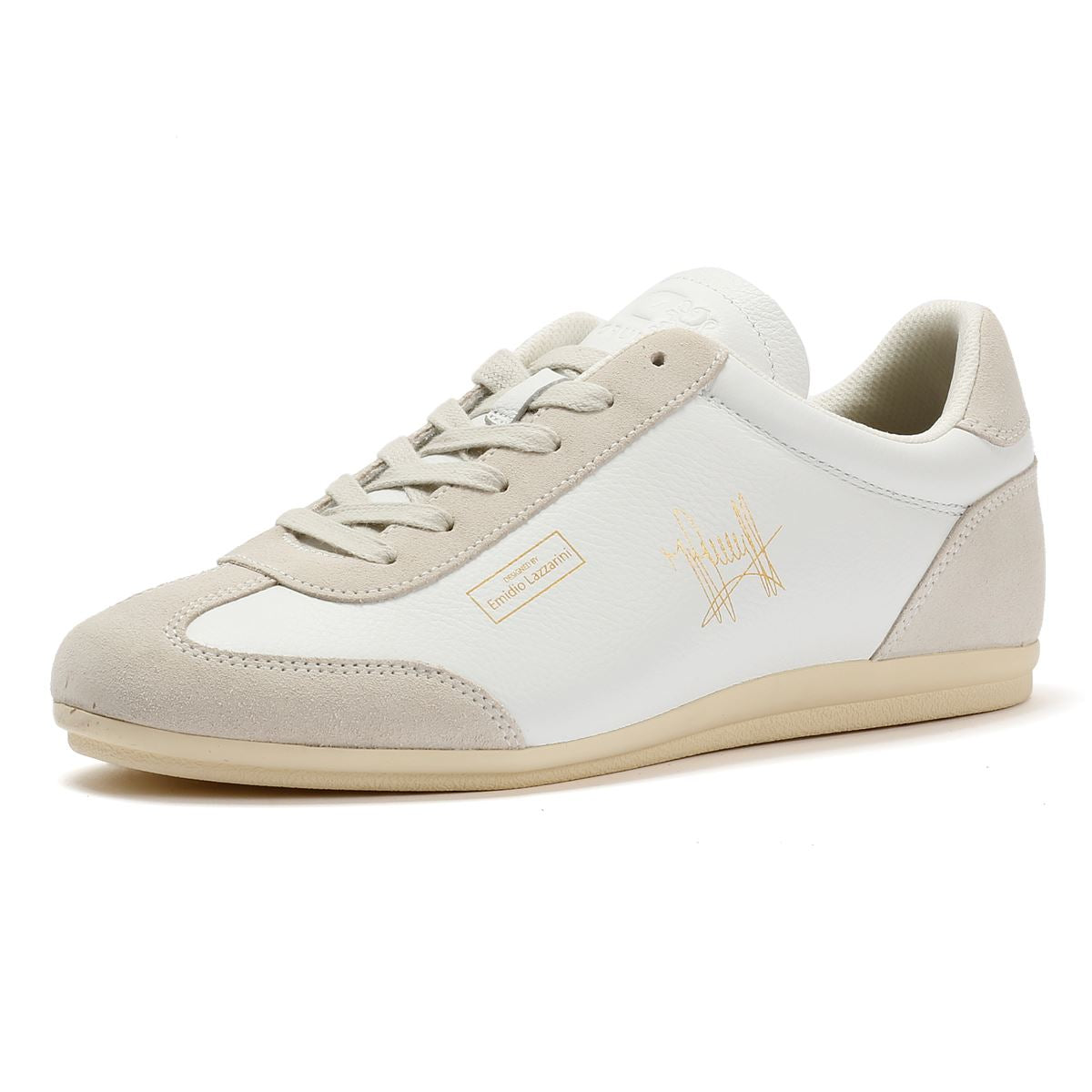 Cruyff Recoupa Baskets Blanches En Cuir Pour Hommes