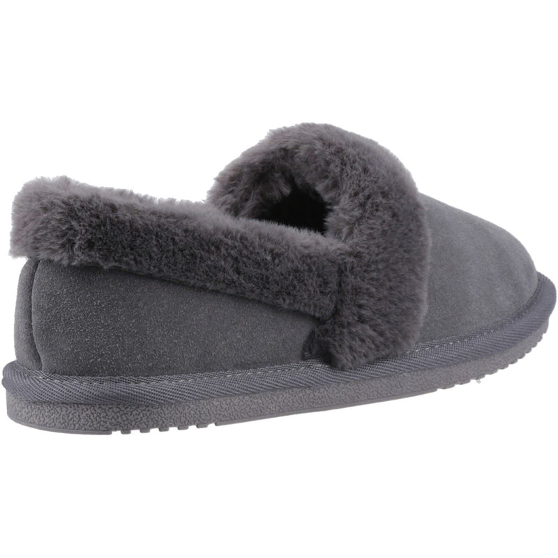 Hush Puppies Ariel Chaussons Gris Pour Femmes En Suède