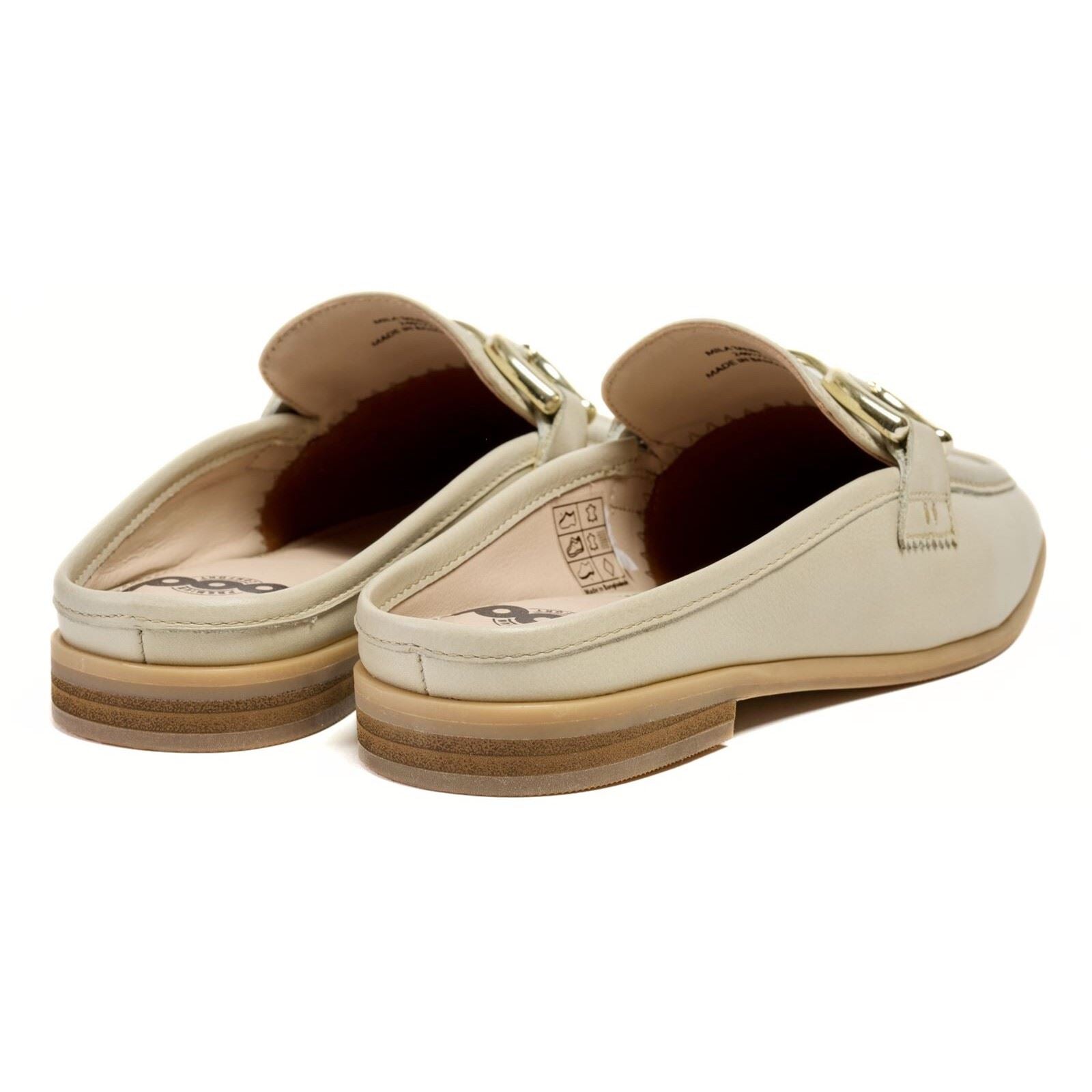 Pod Mila Mules Pour Femmes En Cuir Taupe