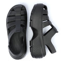 Crocs Stomp Fisherman Sandales Noires Pour Femmes