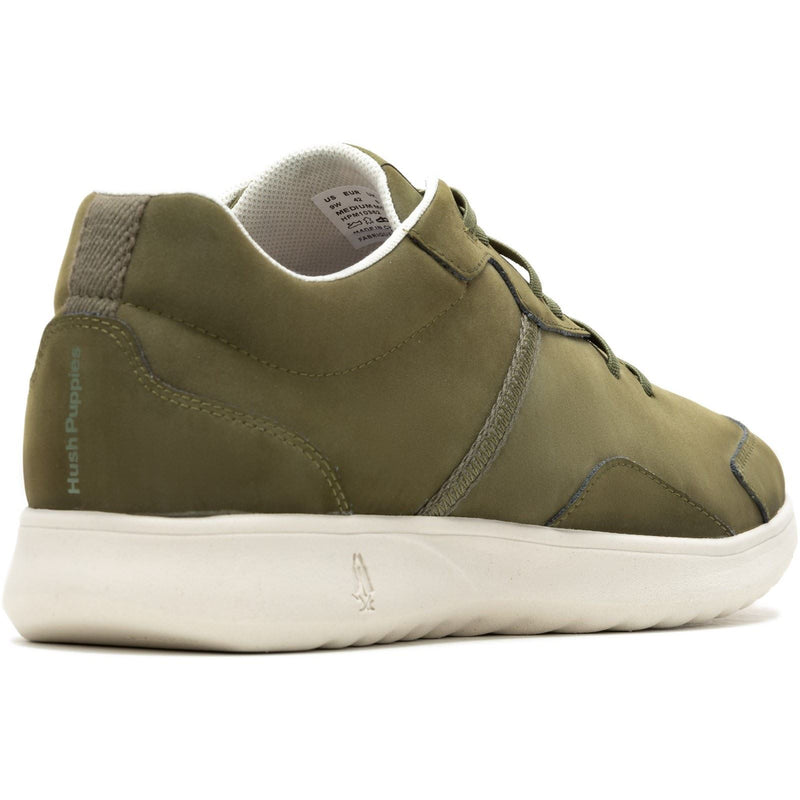 Hush Puppies The Good Baskets En Cuir Pour Homme De Couleur Olive