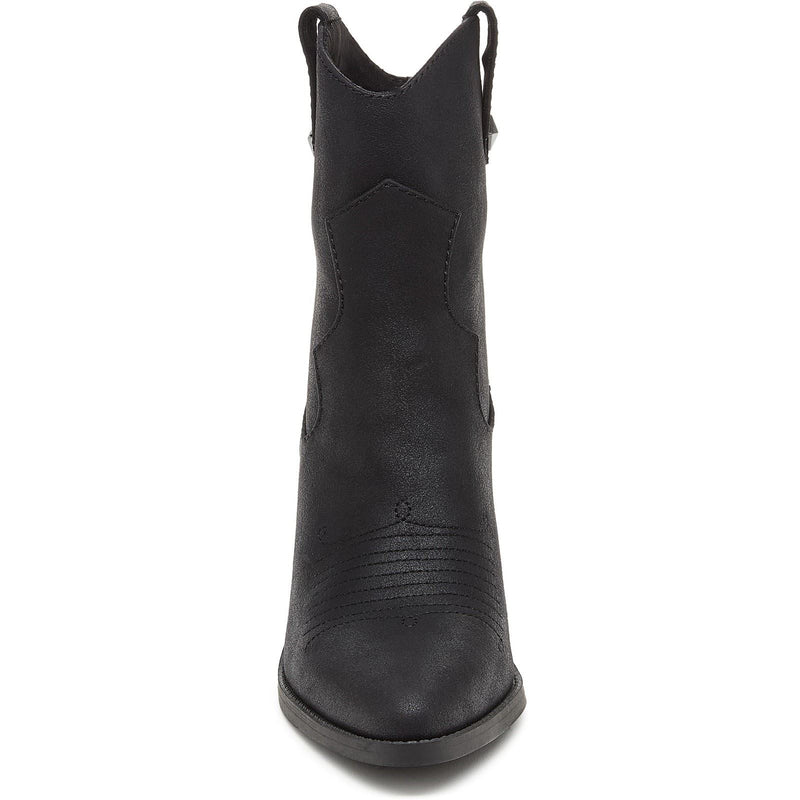 Rocket Dog Feather Bottes À Talons Noirs En Polyuréthane Pour Femmes