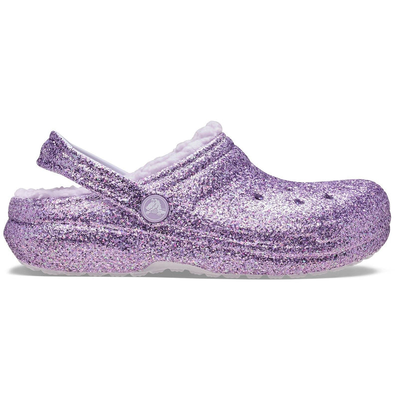 Crocs Classic Lined Sabots Violets En Mousse Thermoplastique Unisexe Pour Enfants