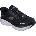 Skechers D'Lux Vapor Clear Horizon Baskets Noires Pour Femmes En Toile
