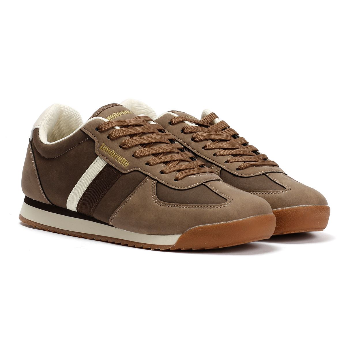 Lambretta Diego Baskets Brunes Pour Hommes