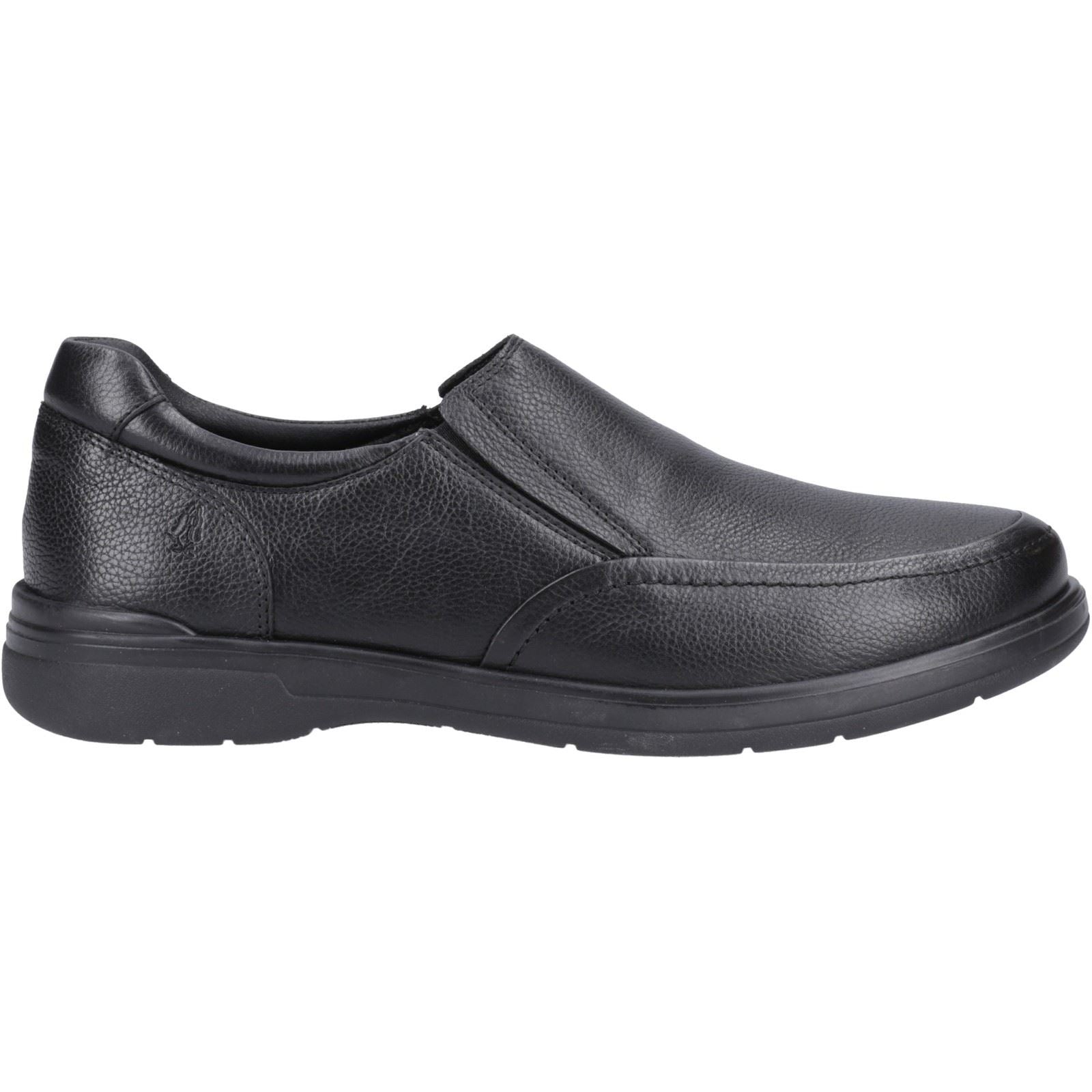 Hush Puppies Matthew Mocassins Noirs En Cuir Pour Hommes