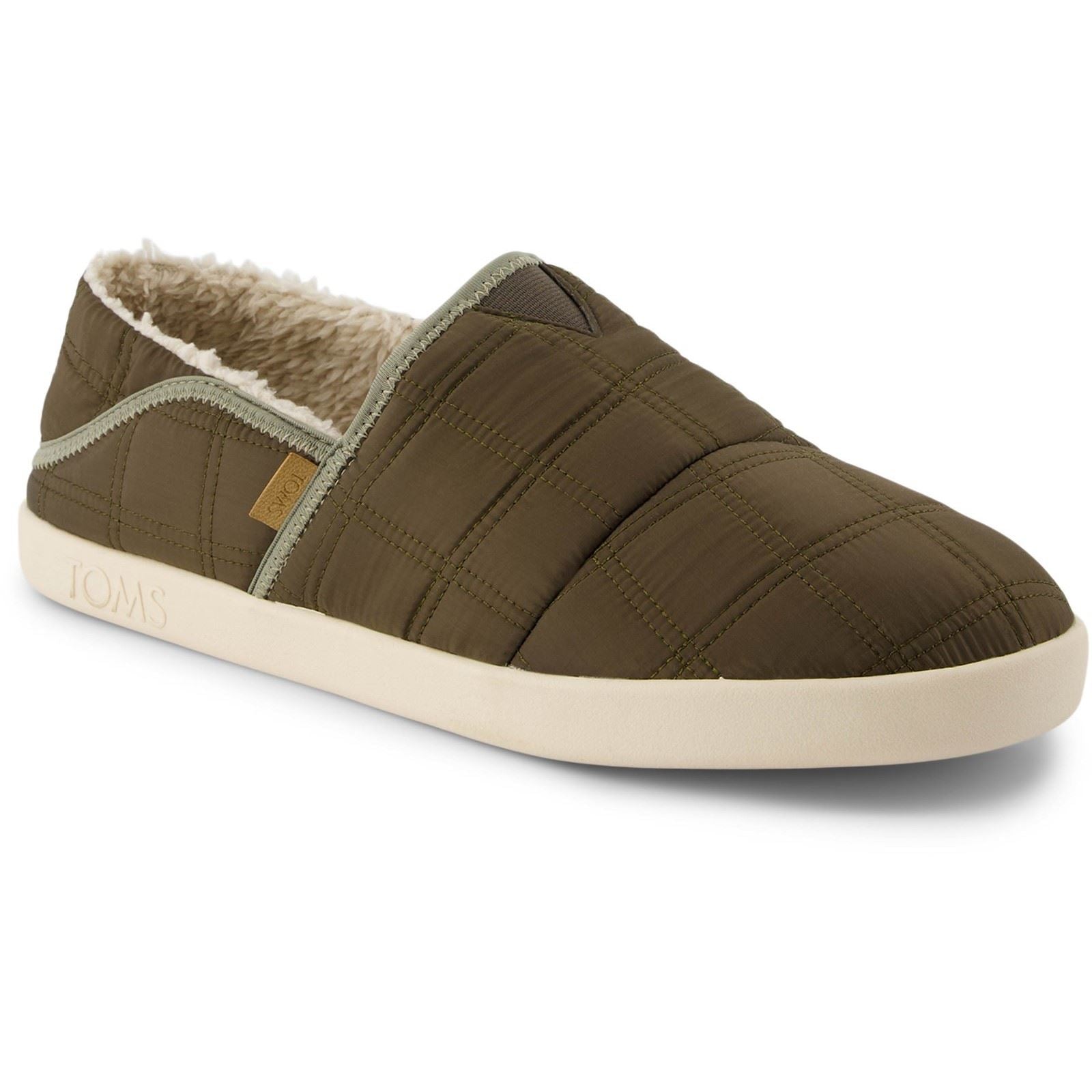 TOMS Camden Chaussons Pour Hommes En Synthétique Olive