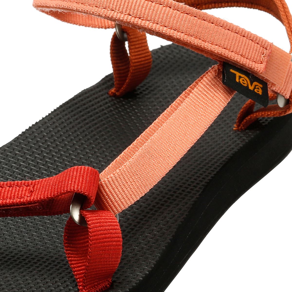 Teva Original Universal Slim Sandales Rouges Pour Femmes