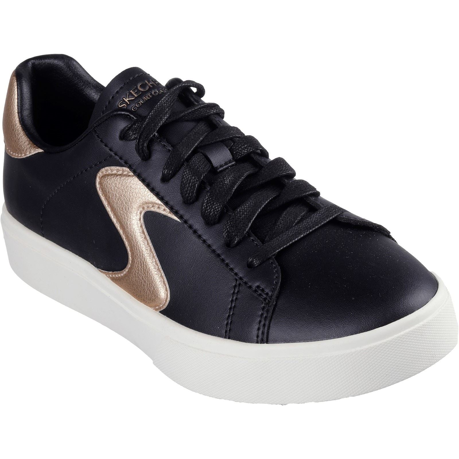 Skechers Eden LX Beaming Glory Sneakers Pour Femmes En Synthétique Noir/Or Rose