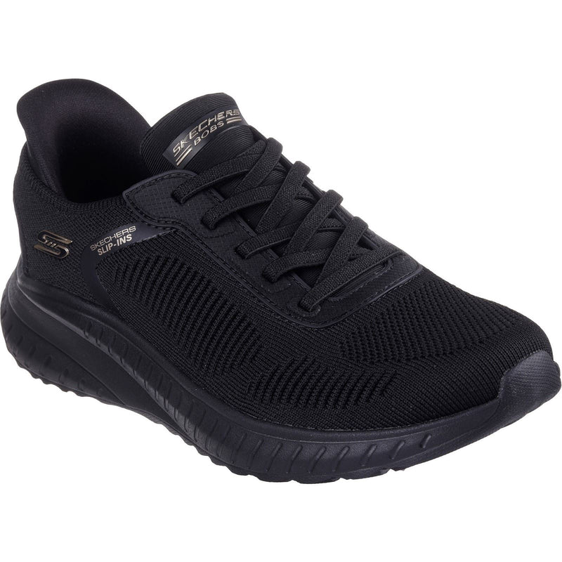 Skechers BOBS Sport Squad Chaos Sneakers Noires Pour Femmes En Textile