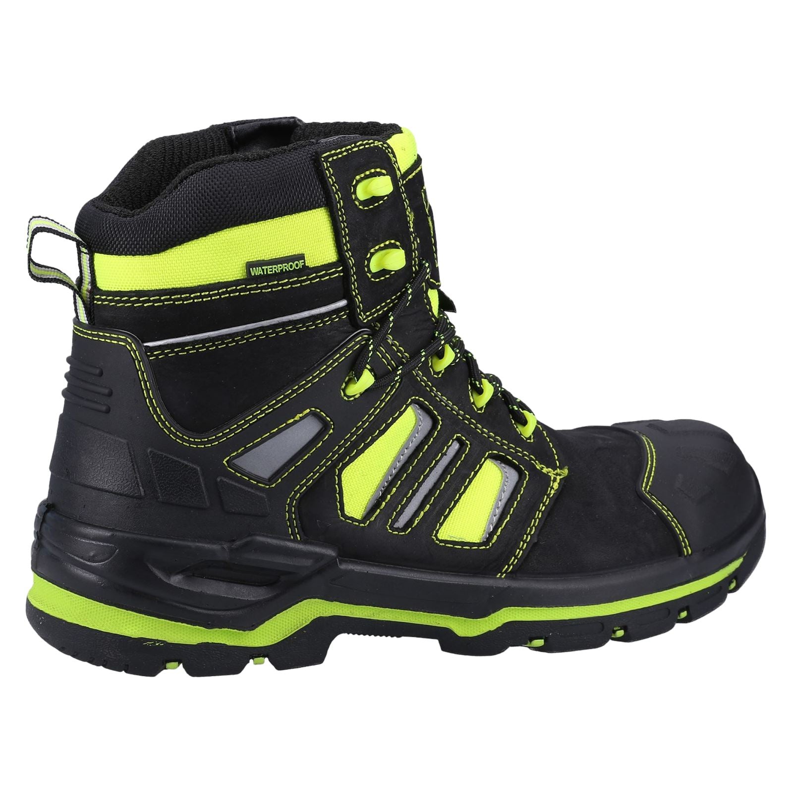 Amblers Safety Bottines De Sécurité En Cuir Jaune Éclatant