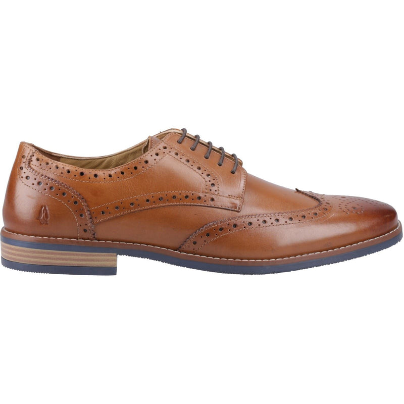 Hush Puppies Mack Chaussures Richelieu Homme En Cuir Marron Clair