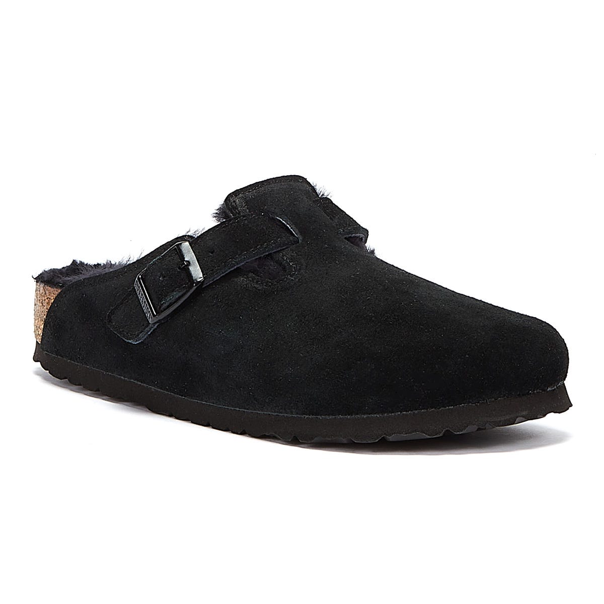Chaussons Birkenstock Boston Shearling Noir