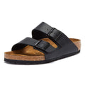 Birkenstock Arizona Birko-Flor Hommes Sandales noires régulières