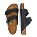 Birkenstock Arizona Birko-Flor Hommes Sandales noires régulières