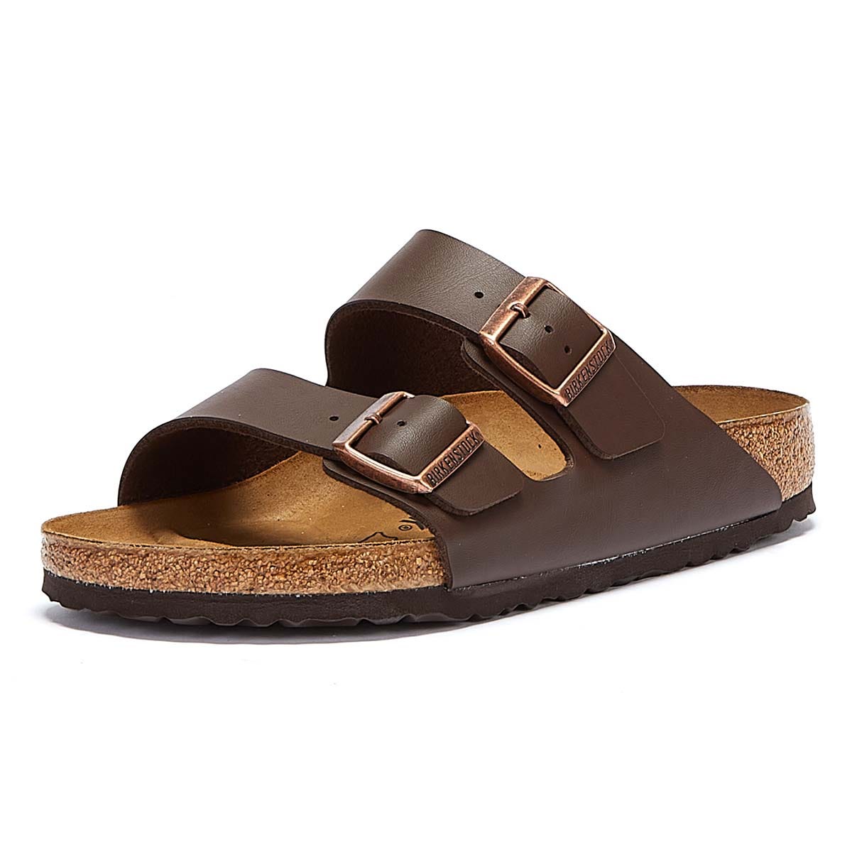 Birkenstock Arizona Birko-Flor Femme Sandales marron régulières