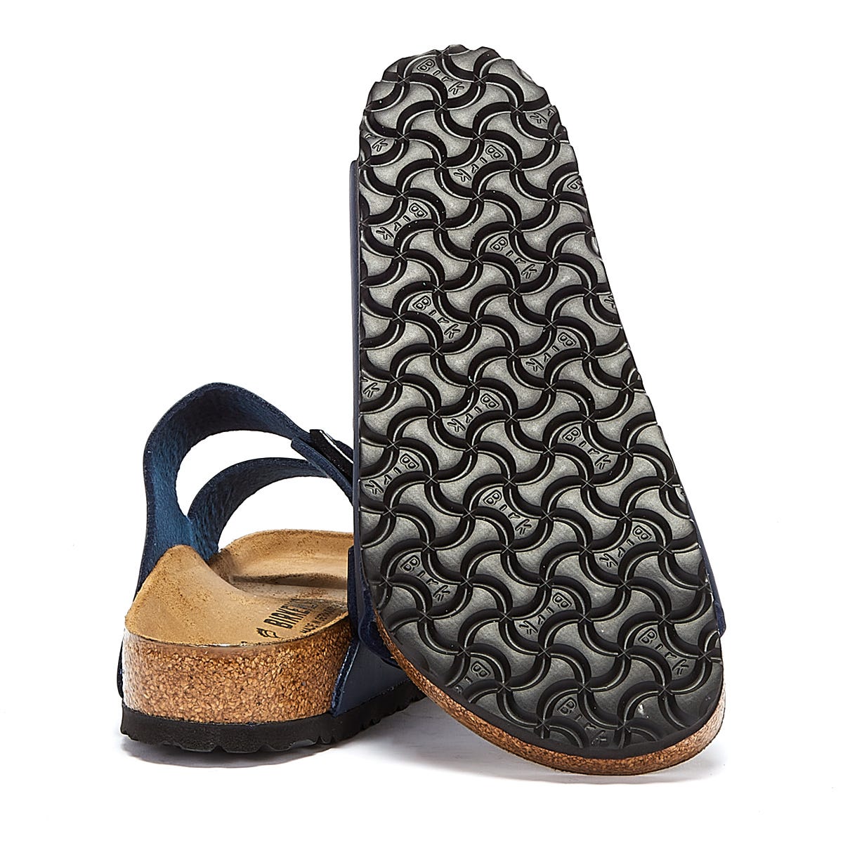 Birkenstock Arizona Birko Flor Navy Sandales