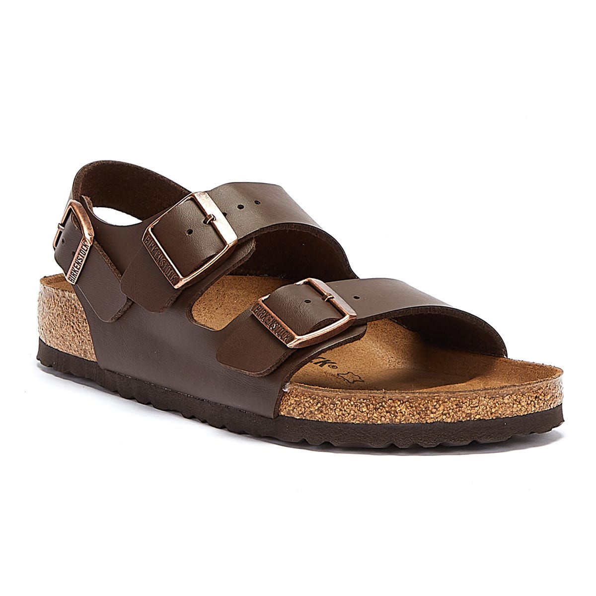 Birkenstock Milano Birko Flor Dark Brown Sandales