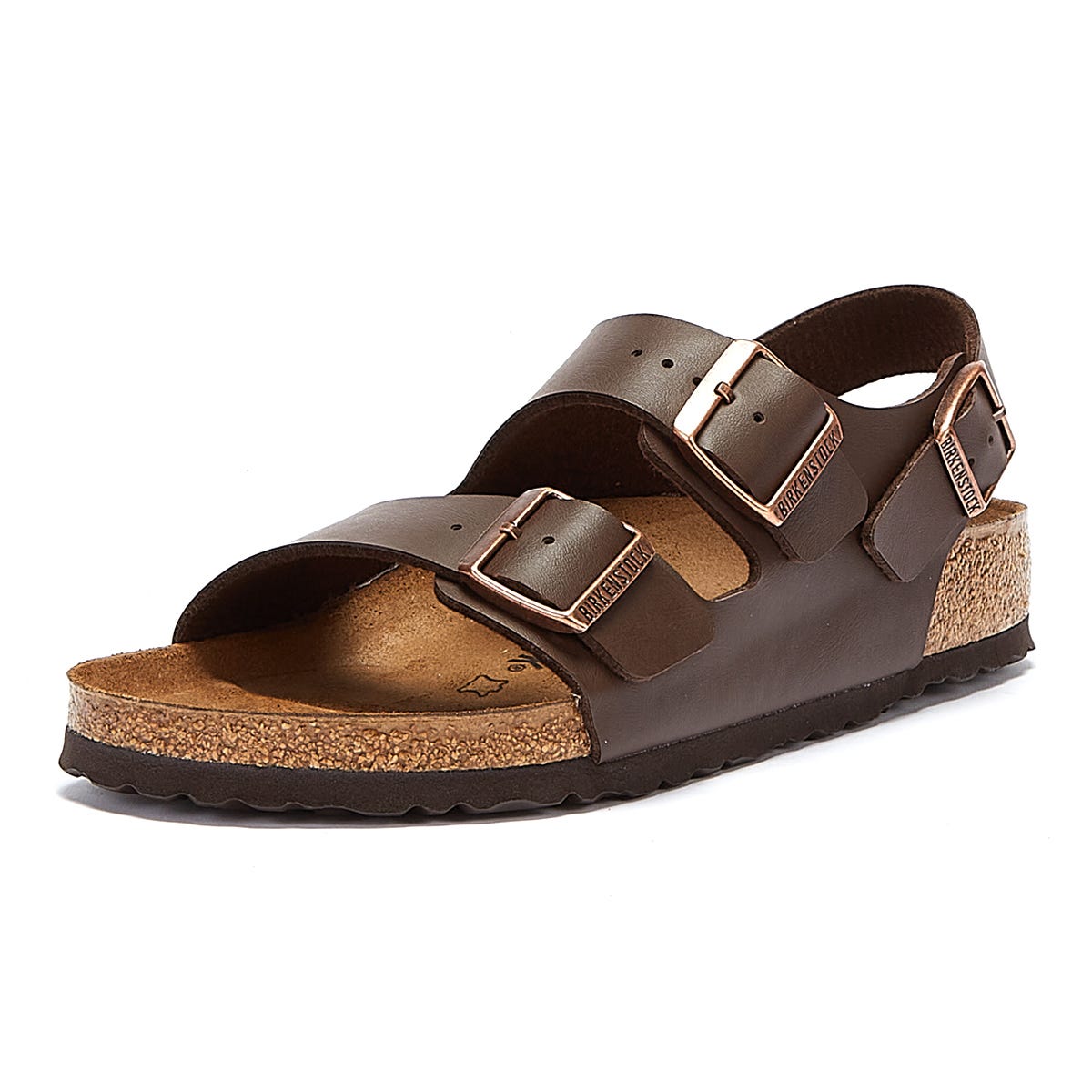 Birkenstock Milano Birko Flor Dark Brown Sandales