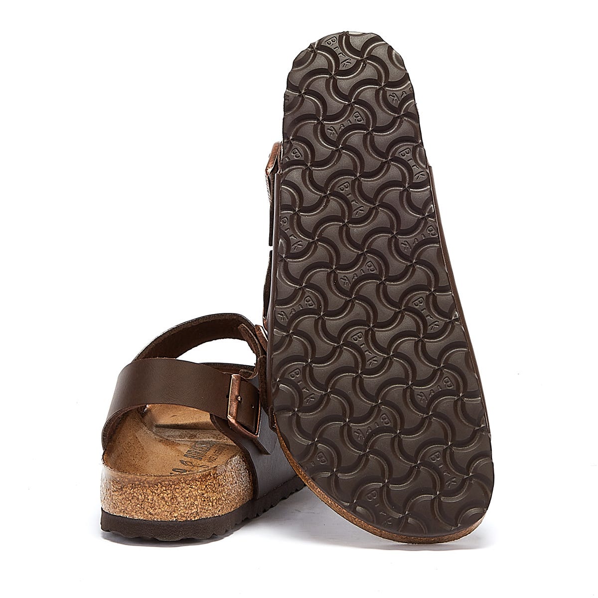 Birkenstock Milano Birko Flor Dark Brown Sandales
