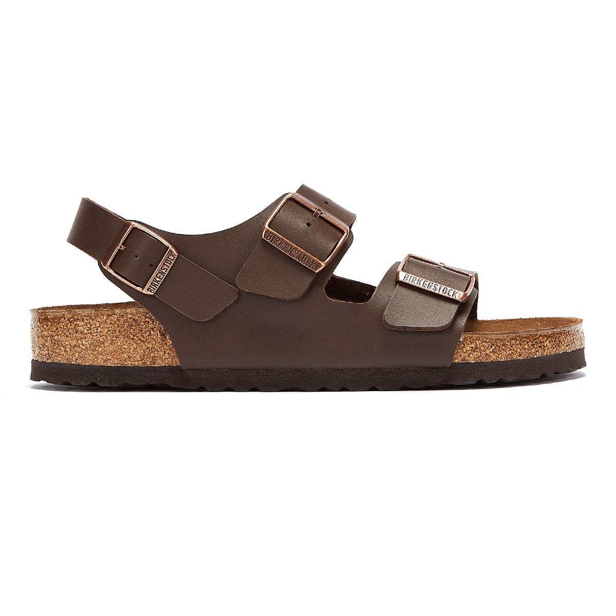 Birkenstock Milano Birko Flor Dark Brown Sandales