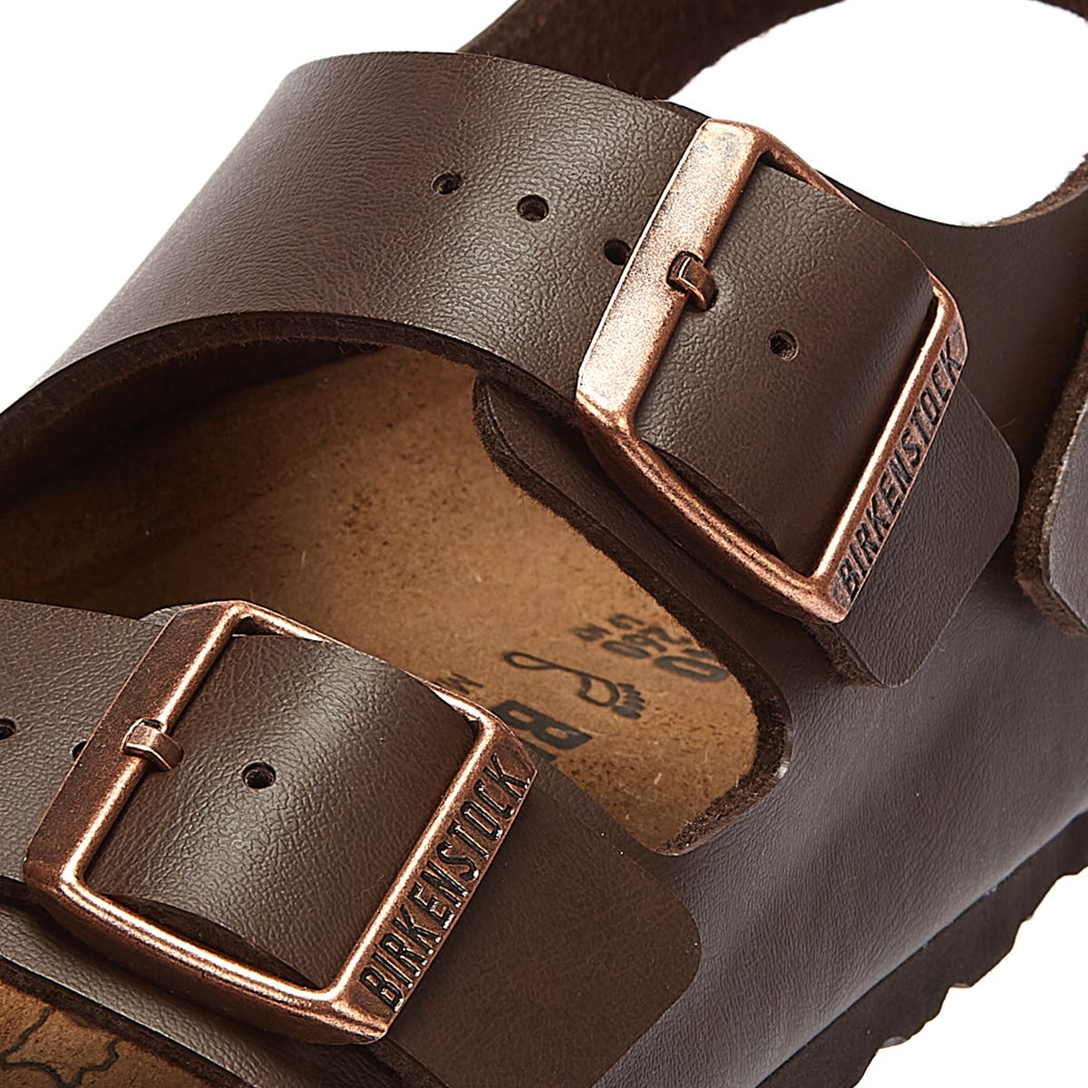 Birkenstock Milano Birko Flor Dark Brown Sandales
