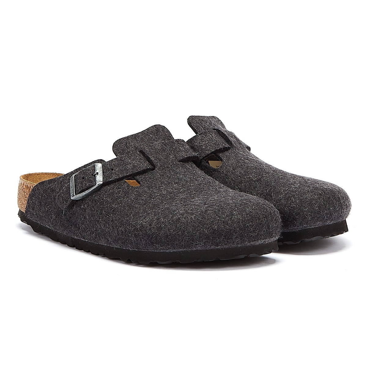 Chaussons gris Birkenstock Boston