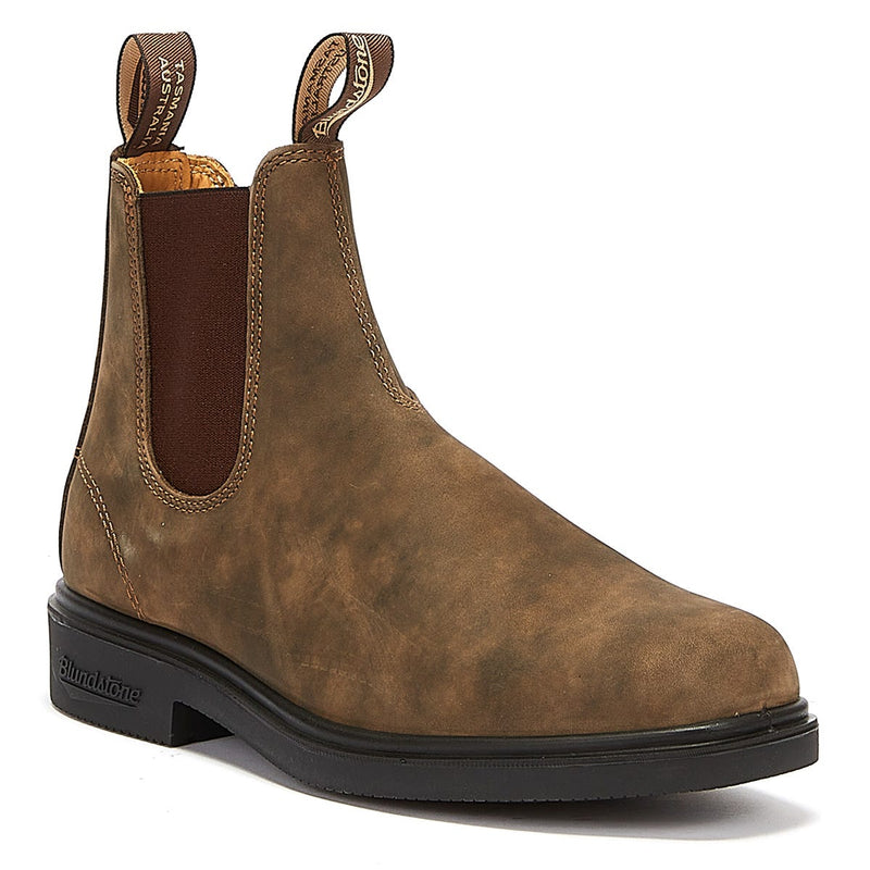 Blundstone Chelsea Dress 1306 Mens Rustic Brown Boots