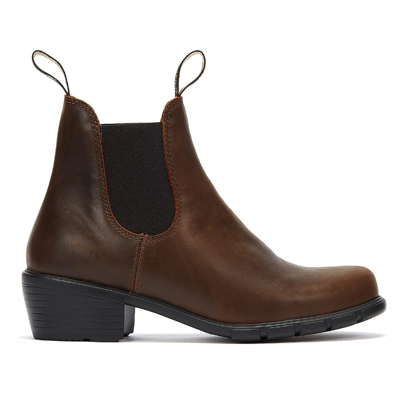 Blundstone Chelsea Heel Womens Brown Boots