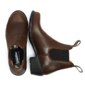 Blundstone Chelsea Heel Womens Brown Boots