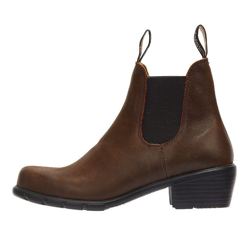 Blundstone Chelsea Heel Womens Brown Boots