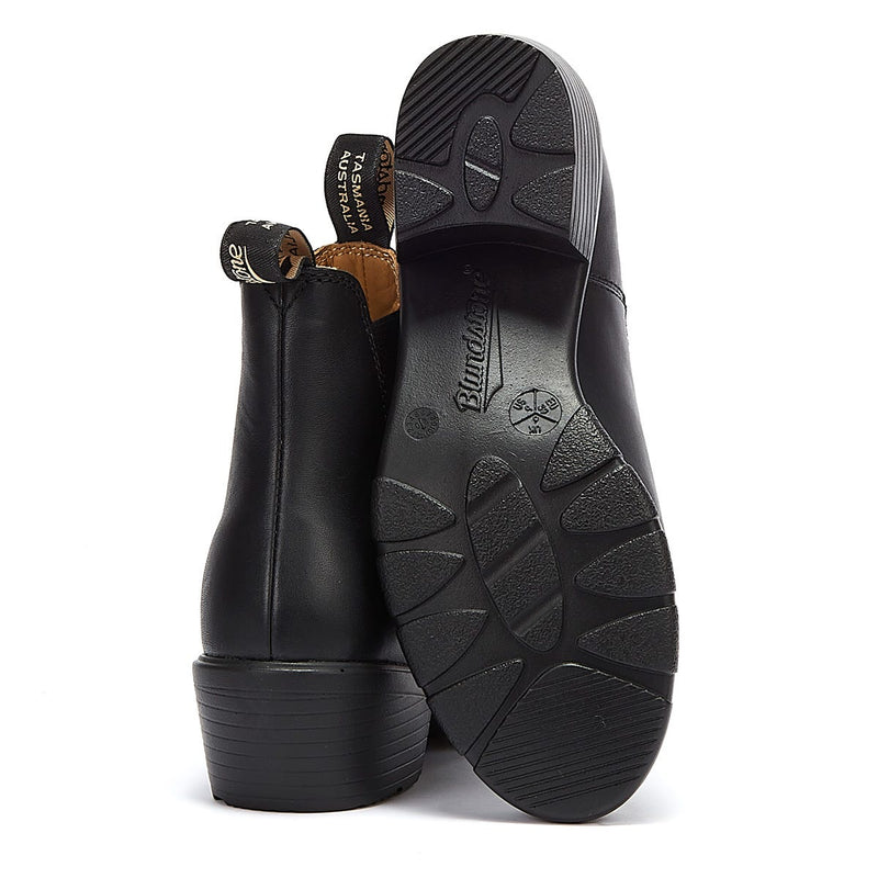 Blundstone Chelsea Heel Womens Black Boots