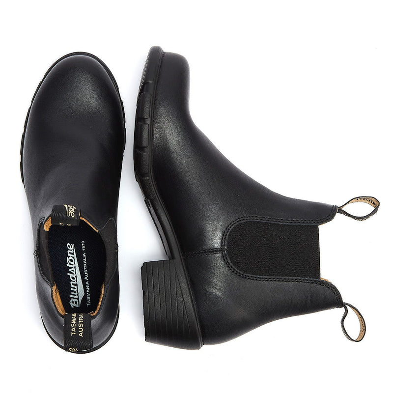 Blundstone Chelsea Heel Womens Black Boots