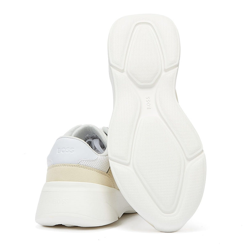 BOSS Dean Runn Memx Womens Open Beige Trainers