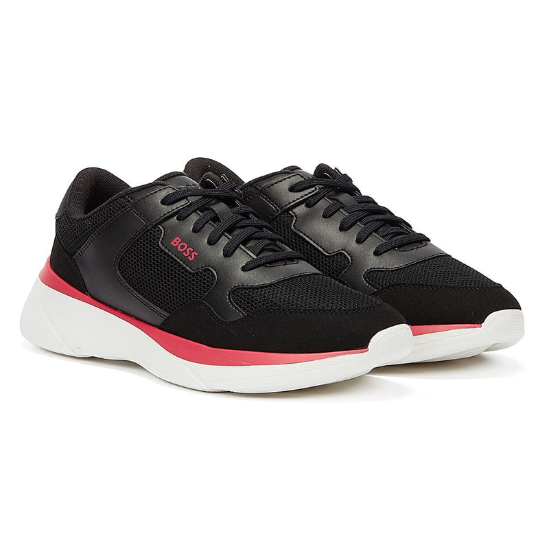 BOSS Dean Runn Womens Black Trainers