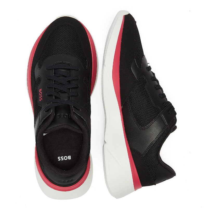 BOSS Dean Runn Womens Black Trainers