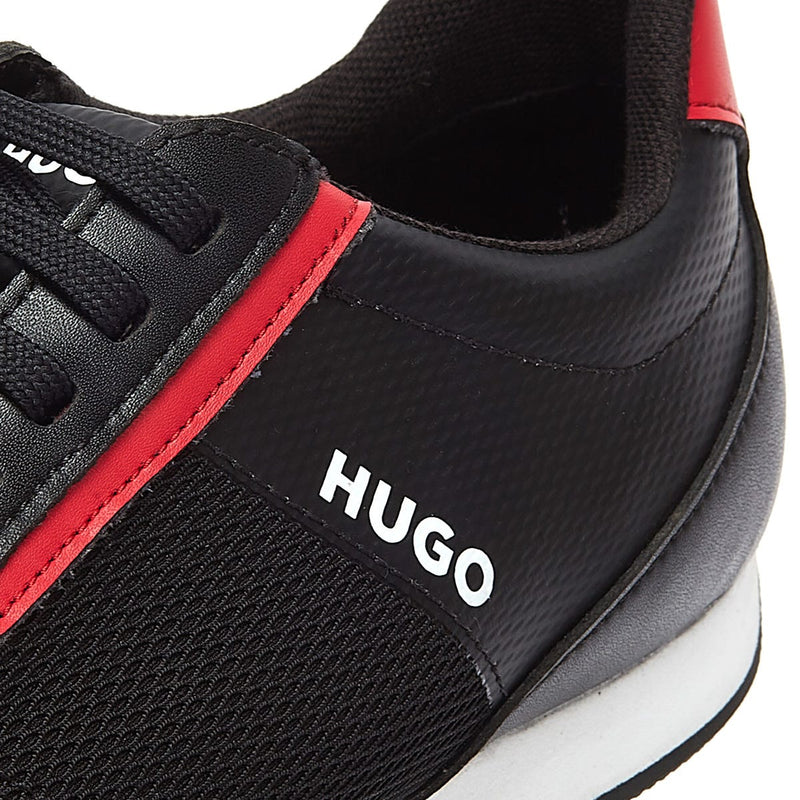 HUGO Cyden Low Mix Mens Black Trainers