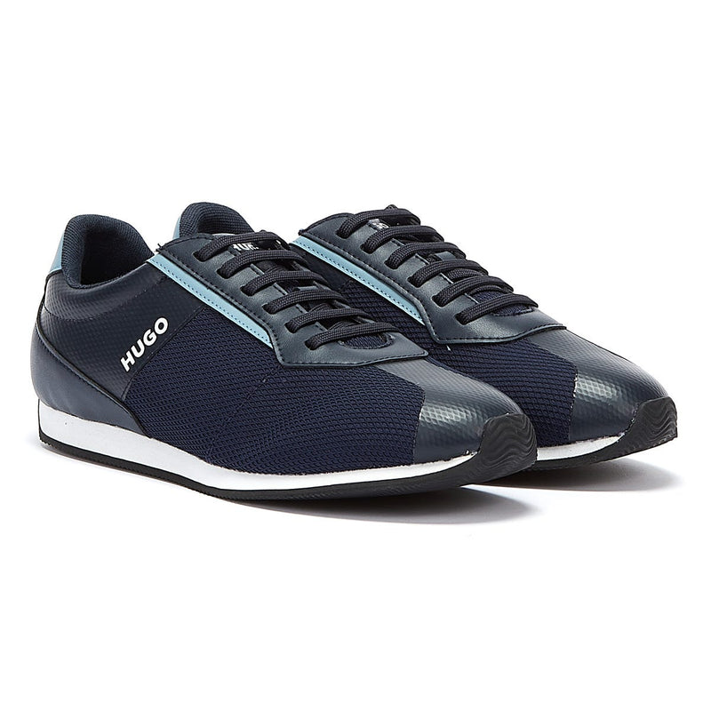 HUGO Cyden Low Mix Mens Dark Blue Trainers