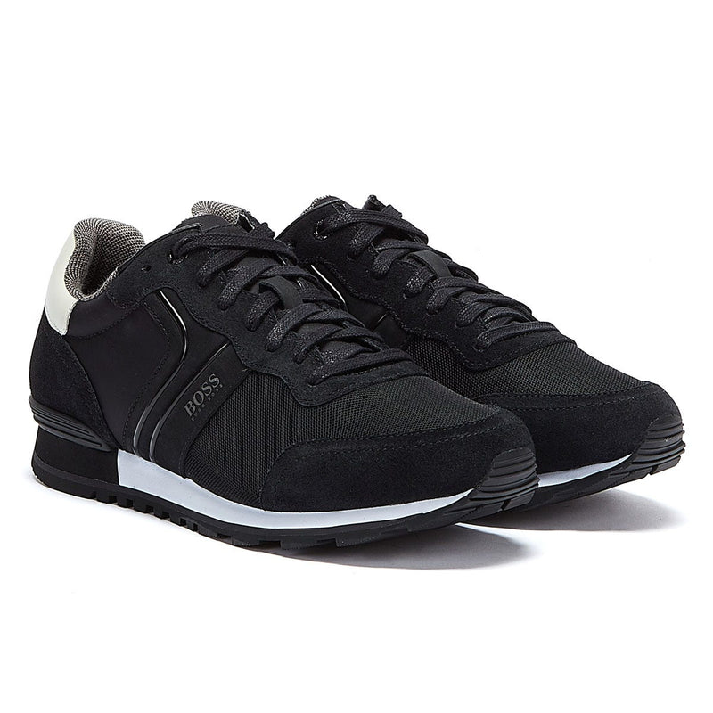 BOSS Parkour Runn Mens Black / White Trainers