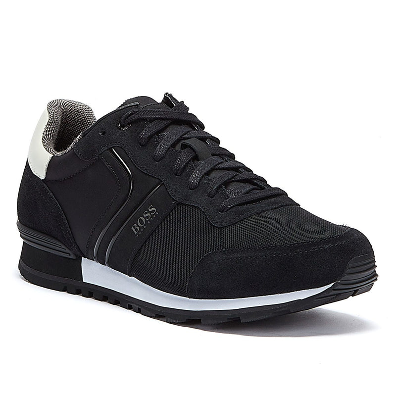 BOSS Parkour Runn Mens Black / White Trainers