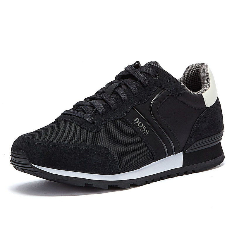 BOSS Parkour Runn Mens Black / White Trainers