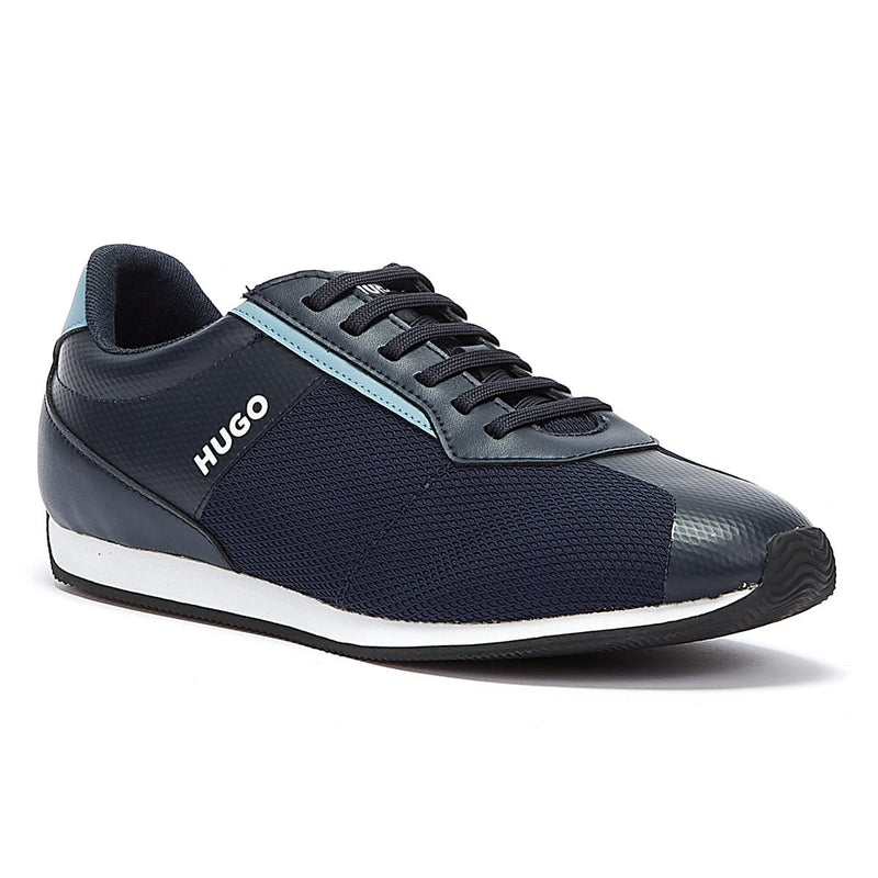 HUGO Cyden Low Mix Mens Dark Blue Trainers