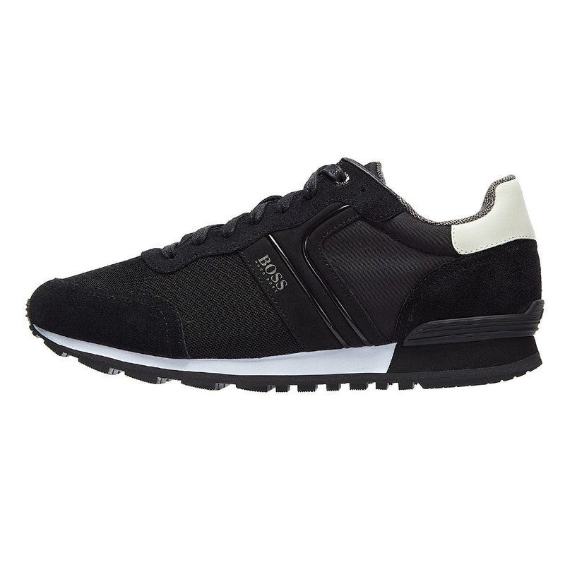 BOSS Parkour Runn Mens Black / White Trainers