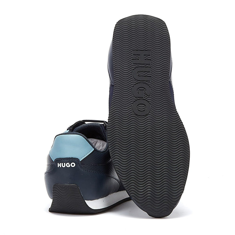 HUGO Cyden Low Mix Mens Dark Blue Trainers