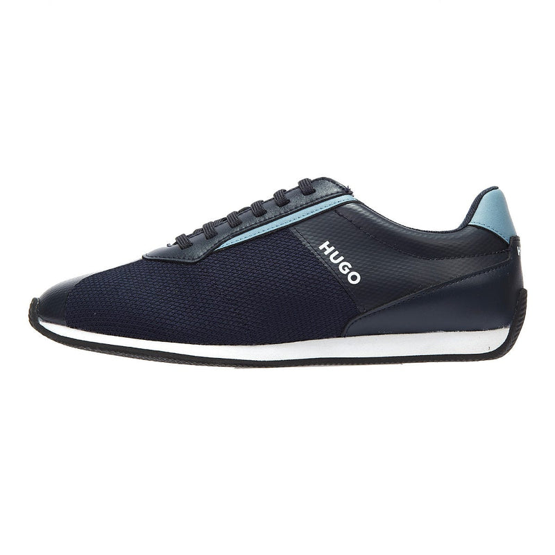 HUGO Cyden Low Mix Mens Dark Blue Trainers