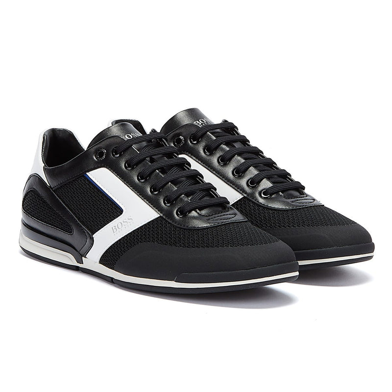 BOSS Saturn Hybrid Low Mens Black Trainers